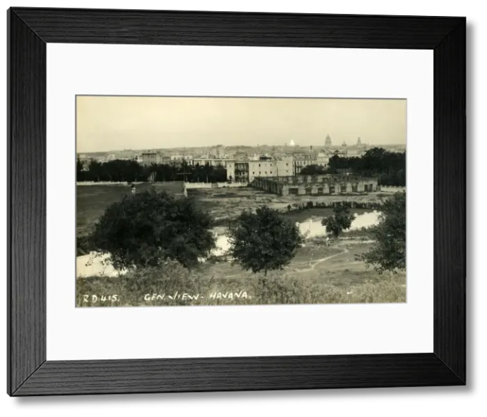 Framed Print : General View - Havana. Creator: Unknown Framed Print : General View - Havana. Creator: Unknown