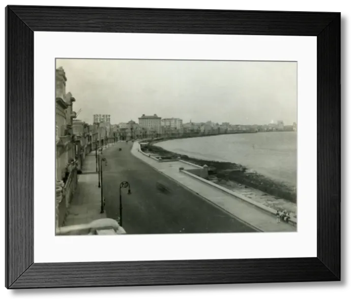 Framed Print : The Malecon, Havana, Cuba, c1960s. Creator: G Romay Framed Print : The Malecon, Havana, Cuba, c1960s. Creator: G Romay