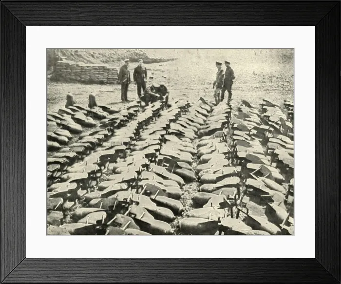 Framed Print : One Nights Rations for a Bombing Squadron, (1919). Creator: Unknown Framed Print : One Nights Rations for a Bombing Squadron, (1919). Creator: Unknown