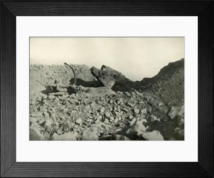 Framed Print : Interior of the Seddul Bahr Forts, (1919). Creator: Unknown Framed Print : Interior of the Seddul Bahr Forts, (1919). Creator: Unknown