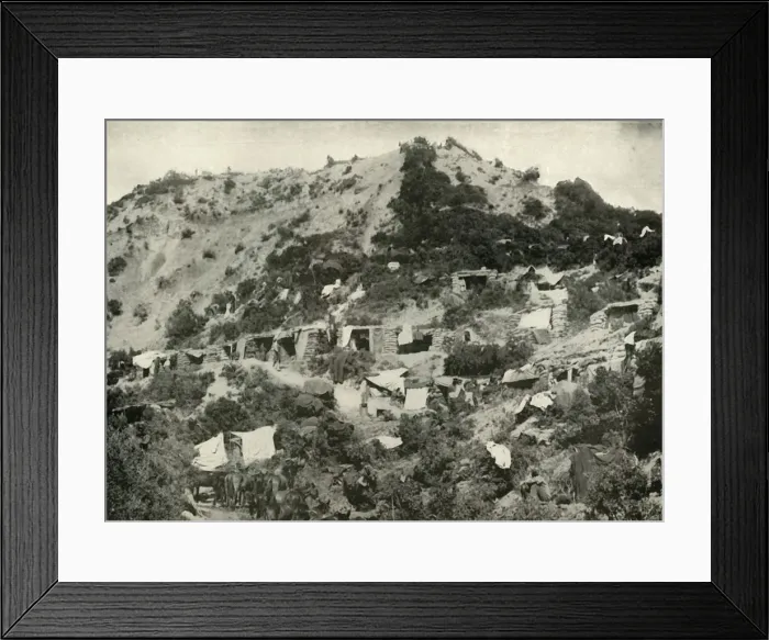 Framed Print : The British Troops on the Gallipoli Peninsula, (1919). Creator: Unknown Framed Print : The British Troops on the Gallipoli Peninsula, (1919). Creator: Unknown