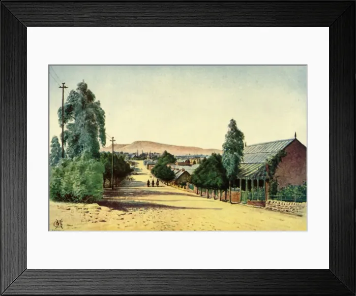 Framed Print : Bloemfontein, 1901. Creator: Donald E M Cracken Framed Print : Bloemfontein, 1901. Creator: Donald E M Cracken