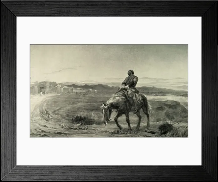 Framed Print : The Remnant of an Army, (1901). Creator: Unknown Framed Print : The Remnant of an Army, (1901). Creator: Unknown
