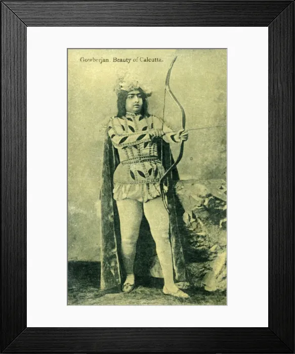 Framed Print : Gowberjan. Beauty of Calcutta. Creator: Unknown Framed Print : Gowberjan. Beauty of Calcutta. Creator: Unknown