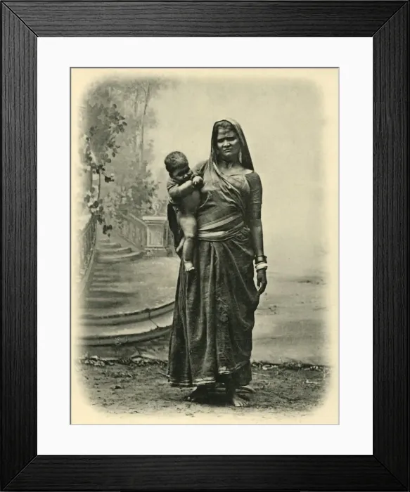 Framed Print : A Begger Woman. Creator: Unknown Framed Print : A Begger Woman. Creator: Unknown