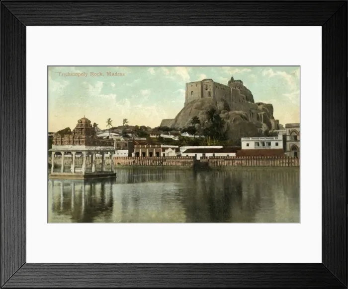 Framed Print : Trichinopoly Rock, Madras, 1917. Creator: Unknown Framed Print : Trichinopoly Rock, Madras, 1917. Creator: Unknown