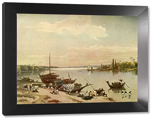 Barrackpur - On the Ganges Near Calcutta, 1840s, (1901). Creator: Charles Stewart Hardinge