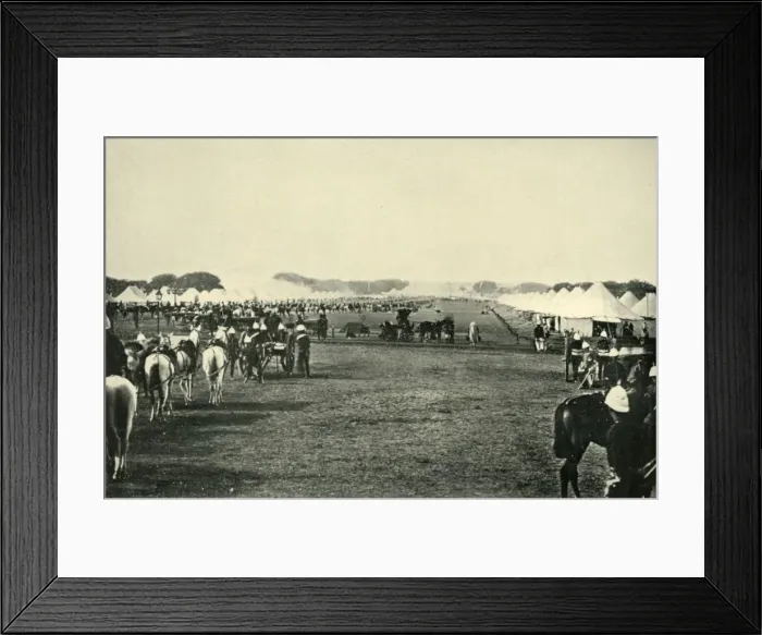 Framed Print : The Viceroys Camp at the Imperial Assemblage, January 1877, (1901) Framed Print : The Viceroys Camp at the Imperial Assemblage, January 1877, (1901)