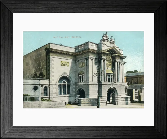 Framed Print : Art Gallery, Bristol, 1915. Creator: Unknown Framed Print : Art Gallery, Bristol, 1915. Creator: Unknown