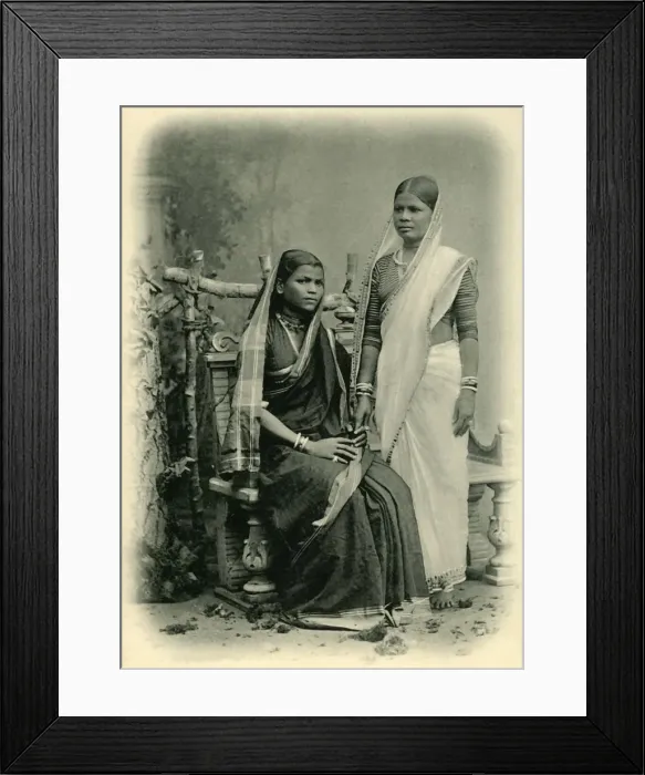 Framed Print : Hindu Ayahs. Creator: Unknown Framed Print : Hindu Ayahs. Creator: Unknown