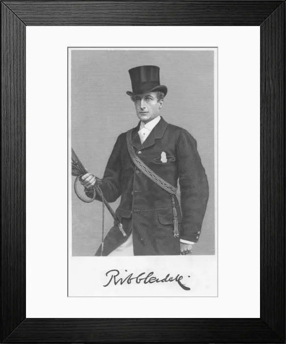 Framed Print : Ribblesdale, 1893. Creator: William Roffe Framed Print : Ribblesdale, 1893. Creator: William Roffe