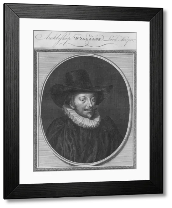 Framed Print : Archbishop Williams. Lord Keeper, 1785. Creator: Unknown Framed Print : Archbishop Williams. Lord Keeper, 1785. Creator: Unknown