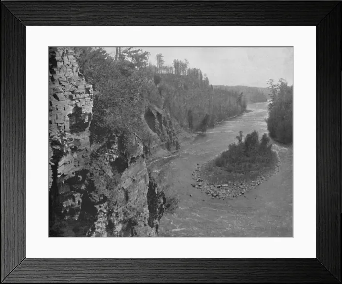 Framed Print : Kaministiquia River, below Kakabeka Falls, c1897. Creator: Unknown Framed Print : Kaministiquia River, below Kakabeka Falls, c1897. Creator: Unknown