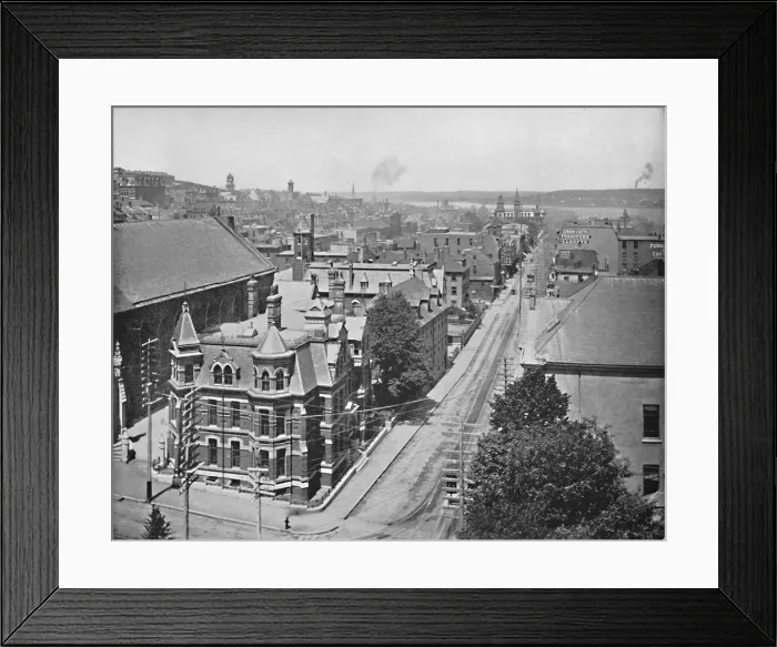 Framed Print : Barrington Street, Halifax, Nova Scotia, c1897. Creator: Unknown Framed Print : Barrington Street, Halifax, Nova Scotia, c1897. Creator: Unknown