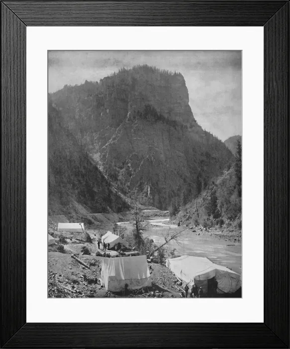 Framed Print : Mining Camp, Nevada, c1897. Creator: Unknown Framed Print : Mining Camp, Nevada, c1897. Creator: Unknown