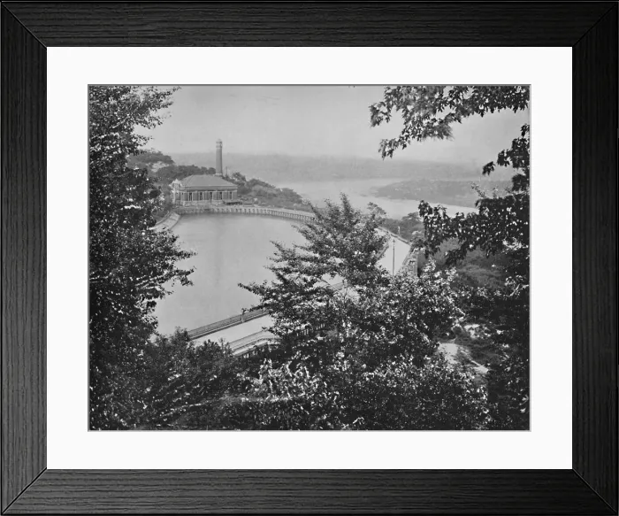 Framed Print : Reservoir, Eden Park, Cincinnati, Ohio, c1897. Creator: Unknown Framed Print : Reservoir, Eden Park, Cincinnati, Ohio, c1897. Creator: Unknown
