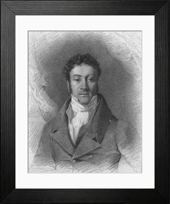 Framed Print : John Allan Powell, Esq. c1820. Creator: T Wright Framed Print : John Allan Powell, Esq. c1820. Creator: T Wright