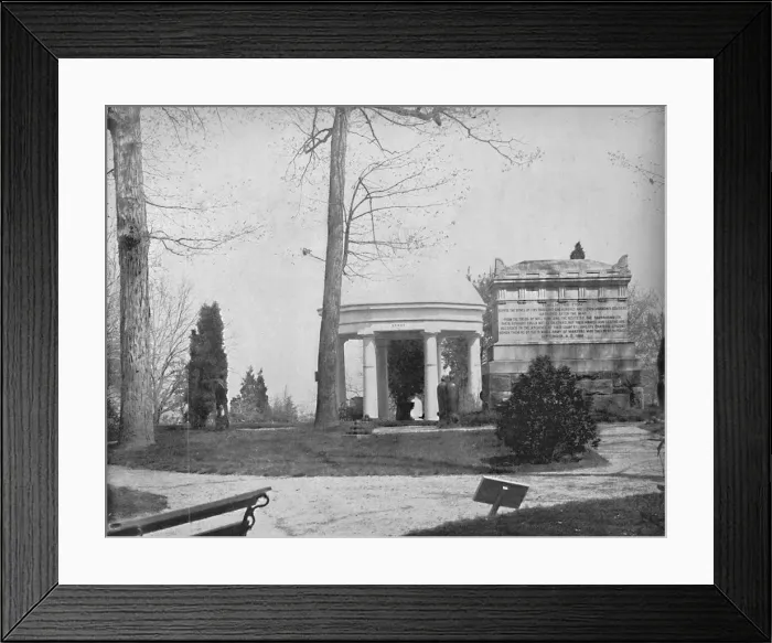 Framed Print : Arlington National Cemetery, Washington, D. C. c1897. Creator: Unknown Framed Print : Arlington National Cemetery, Washington, D. C. c1897. Creator: Unknown
