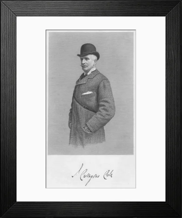 Framed Print : J Comyns Cole, 1893. Creator: William Roffe Framed Print : J Comyns Cole, 1893. Creator: William Roffe