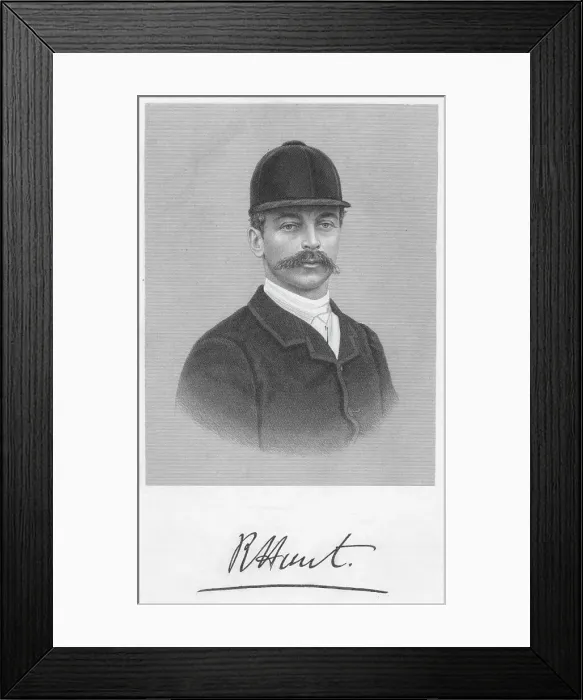 Framed Print : R Hunt, 1893. Creator: William Roffe Framed Print : R Hunt, 1893. Creator: William Roffe