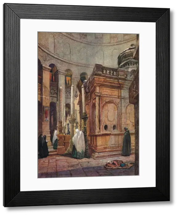 Framed Print : The Rotunda and Chapel of the Holy Sepulchure, 1902, (1906). Creator: John Fulleylove Framed Print : The Rotunda and Chapel of the Holy Sepulchure, 1902, (1906). Creator: John Fulleylove