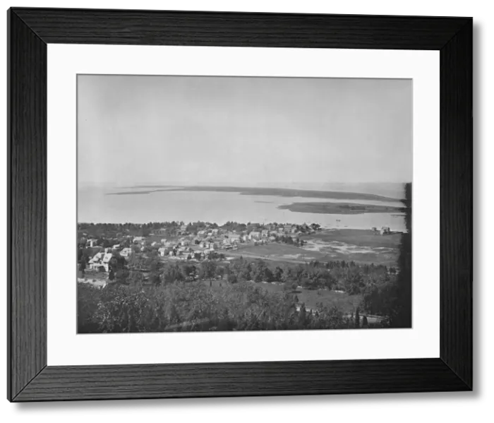 Framed Print : Sandy Hook, from Highland Light, New Jersey, c1897. Creator: Unknown Framed Print : Sandy Hook, from Highland Light, New Jersey, c1897. Creator: Unknown