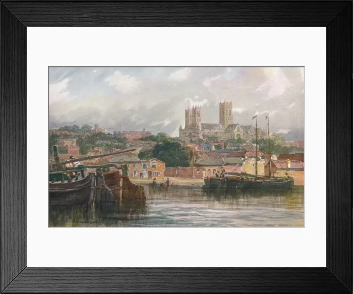 Framed Print : Lincoln, c1860-1906, (1906). Creator: James Orrock Framed Print : Lincoln, c1860-1906, (1906). Creator: James Orrock