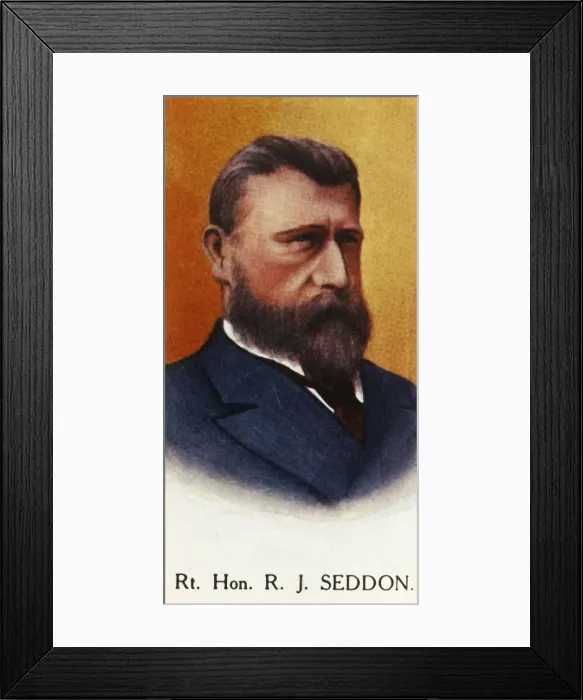 Framed Print : Rt. Hon. R. J. Seddon, 1927. Creator: Unknown Framed Print : Rt. Hon. R. J. Seddon, 1927. Creator: Unknown
