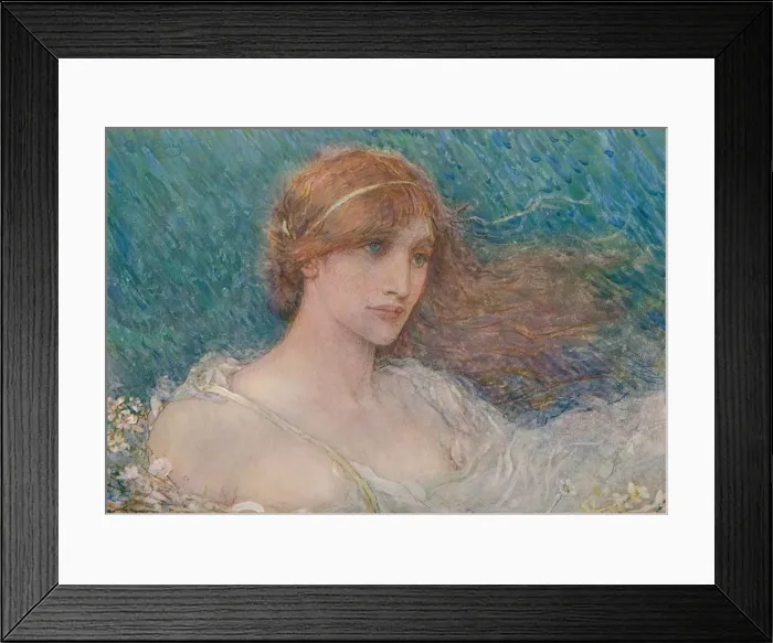 Framed Print : April, c1850-1905, (1906). Creator: George Henry Boughton Framed Print : April, c1850-1905, (1906). Creator: George Henry Boughton