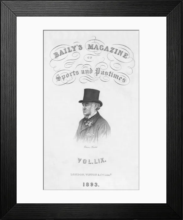 Framed Print : Edwin Fownes, 1893. Creator: William Roffe Framed Print : Edwin Fownes, 1893. Creator: William Roffe