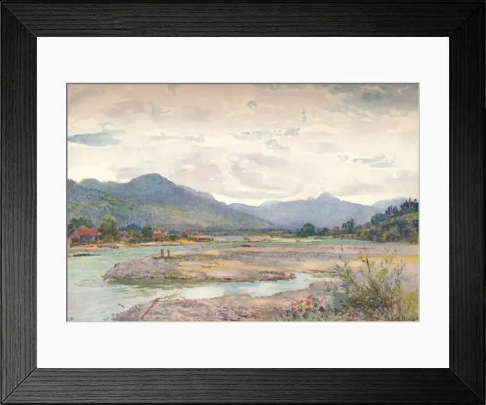 Framed Print : The Izar at Tolz, c1875-1906, (1906). Creator: Yeend King Framed Print : The Izar at Tolz, c1875-1906, (1906). Creator: Yeend King