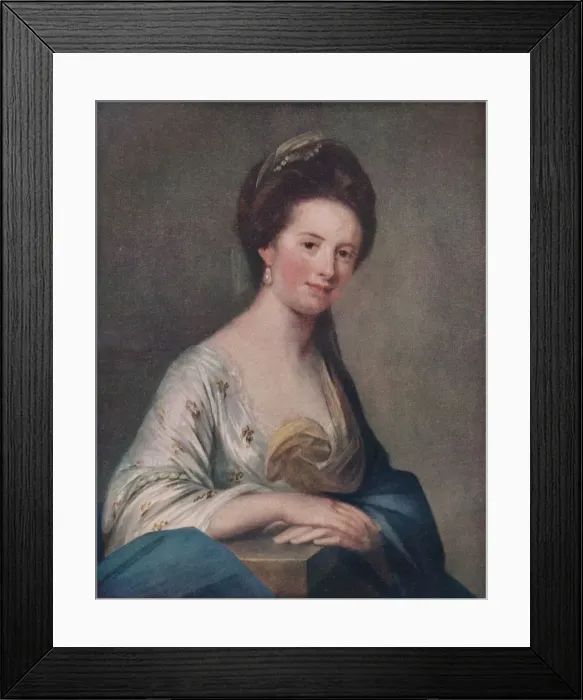 Framed Print : The Countess of Erroll, c1750, (1920). Creator: Francis Cotes Framed Print : The Countess of Erroll, c1750, (1920). Creator: Francis Cotes