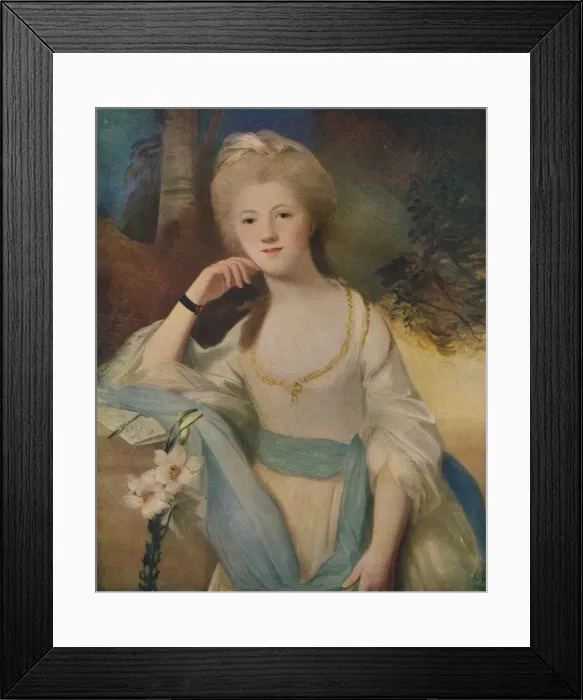 Framed Print : Mary Hatfield, c1828, (1920). Creator: J Wright Framed Print : Mary Hatfield, c1828, (1920). Creator: J Wright