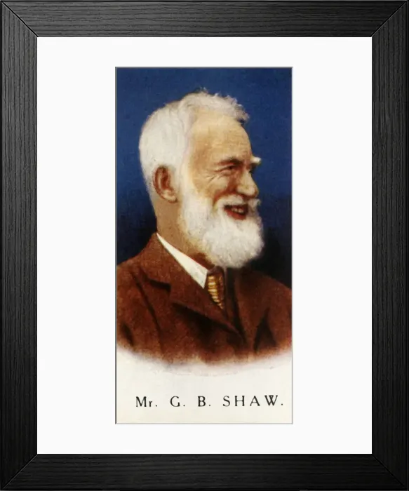 Framed Print : Mr. G. B. Shaw, 1927. Creator: Unknown Framed Print : Mr. G. B. Shaw, 1927. Creator: Unknown