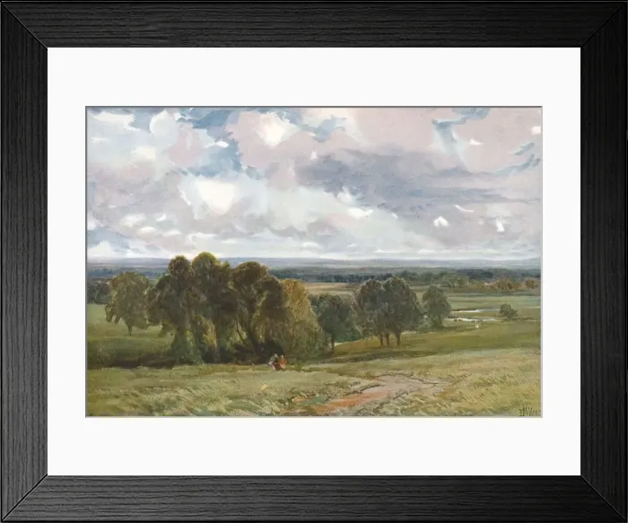 Framed Print : Sussex, c1870-1900, (1906). Creator: Edmund Morison Wimperis Framed Print : Sussex, c1870-1900, (1906). Creator: Edmund Morison Wimperis