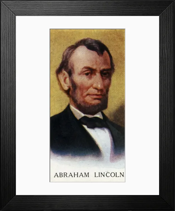 Framed Print : Abraham Lincoln, 1927. Creator: Unknown Framed Print : Abraham Lincoln, 1927. Creator: Unknown