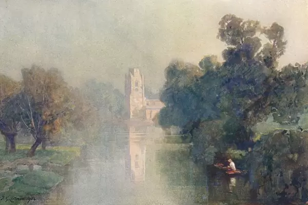Morning Mists, Hemingford Grey, 1906. Creator: Frederick George Cotman