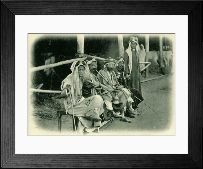 Framed Print : Arab Horse Dealers. Creator: Unknown Framed Print : Arab Horse Dealers. Creator: Unknown