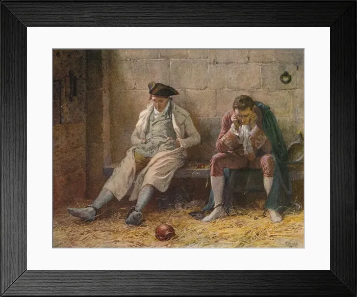 Framed Print : Those Who Swim In Sin Must Sink In Sorrow, 1895, (1906). Creator: Frank Dadd Framed Print : Those Who Swim In Sin Must Sink In Sorrow, 1895, (1906). Creator: Frank Dadd