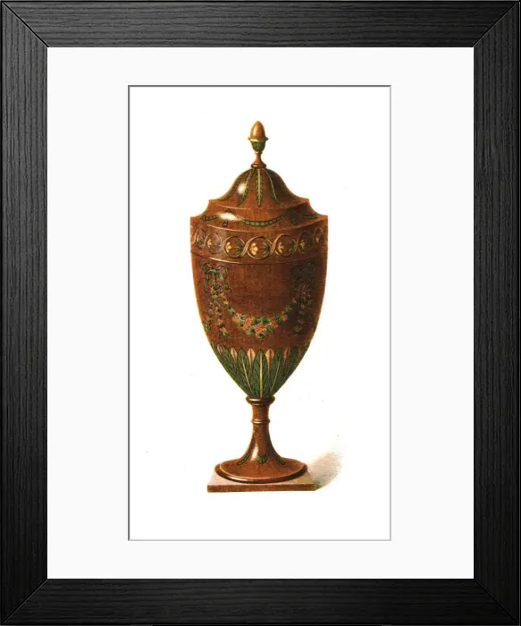 Framed Print : Circular Knife-Case, 1908. Creator: Shirley Slocombe Framed Print : Circular Knife-Case, 1908. Creator: Shirley Slocombe