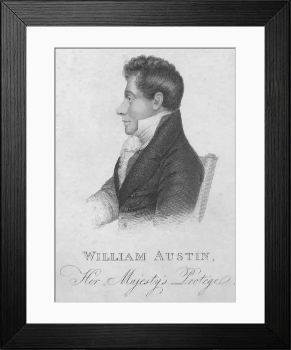 Framed Print : William Austin, Her Majestys Protege, c1820. Creator: Unknown