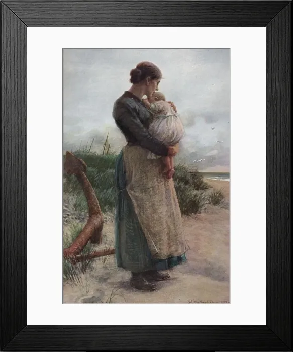 Framed Print : A Fishermans Treasure, c1870-1906, (1906). Creator: George Faulkner Wetherbee