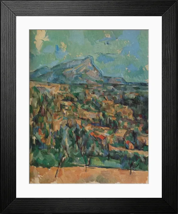 Framed Print : Mont Ste. Victoire, c1880s, (1946). Creator: Paul Cezanne Framed Print : Mont Ste. Victoire, c1880s, (1946). Creator: Paul Cezanne