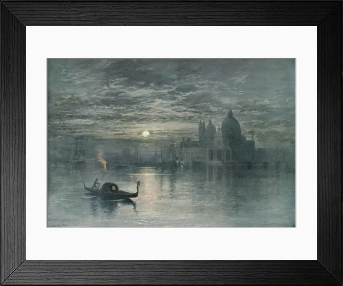 Framed Print : S. Maria Della Salute, c1852-1891, (1906). Creator: Keeley Halswelle Framed Print : S. Maria Della Salute, c1852-1891, (1906). Creator: Keeley Halswelle