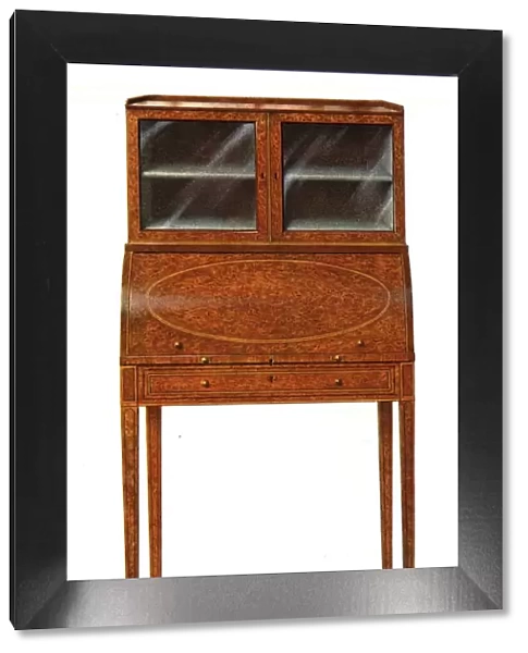 Amboyna-wood Writing Cabinet. 1908. Creator: Shirley Slocombe