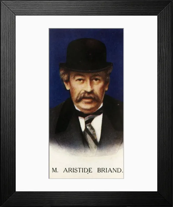 Framed Print : M. Aristide Briand, 1927. Creator: Unknown Framed Print : M. Aristide Briand, 1927. Creator: Unknown