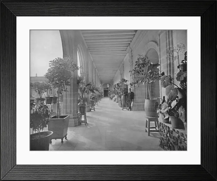 Framed Print : Gallery of the School of LA Paz (Vizeainas), City of Mexico, c1897. Creator: Unknown Framed Print : Gallery of the School of LA Paz (Vizeainas), City of Mexico, c1897. Creator: Unknown