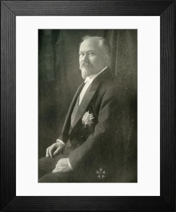 Framed Print : Raymond Poincare (President of France), (1919). Creator: Unknown Framed Print : Raymond Poincare (President of France), (1919). Creator: Unknown