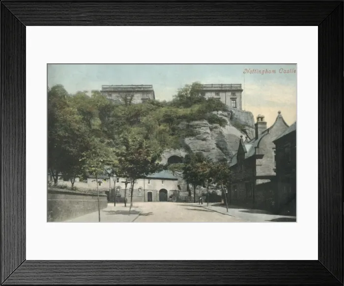 Framed Print : Nottingham Castle, late 19th-early 20th century. Creator: Unknown Framed Print : Nottingham Castle, late 19th-early 20th century. Creator: Unknown