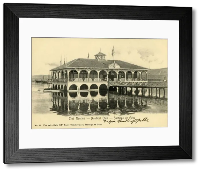 Framed Print : Club Nautico - Nautical Club - Santiago de Cuba. Creator: Unknown